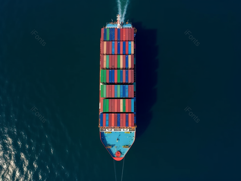 宁静的海洋上货船在海上急速航行的摄影图,高清,摄影图,摄影图片,图片大全,摄影图免费下载